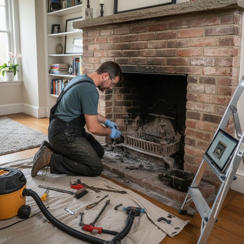 Local Fireplace Refacing pros at work